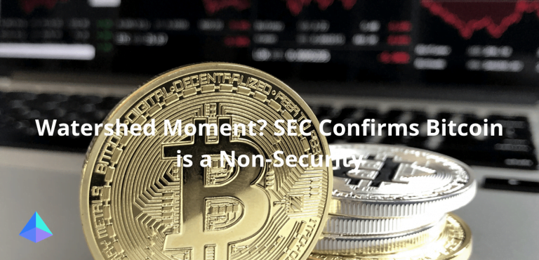 Watershed Moment? SEC Confirms Bitcoin is a Non-Security 14