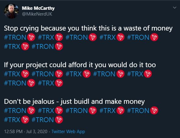 TRON Community Celebrates Their Very Own TRX Twitter Emoji 14