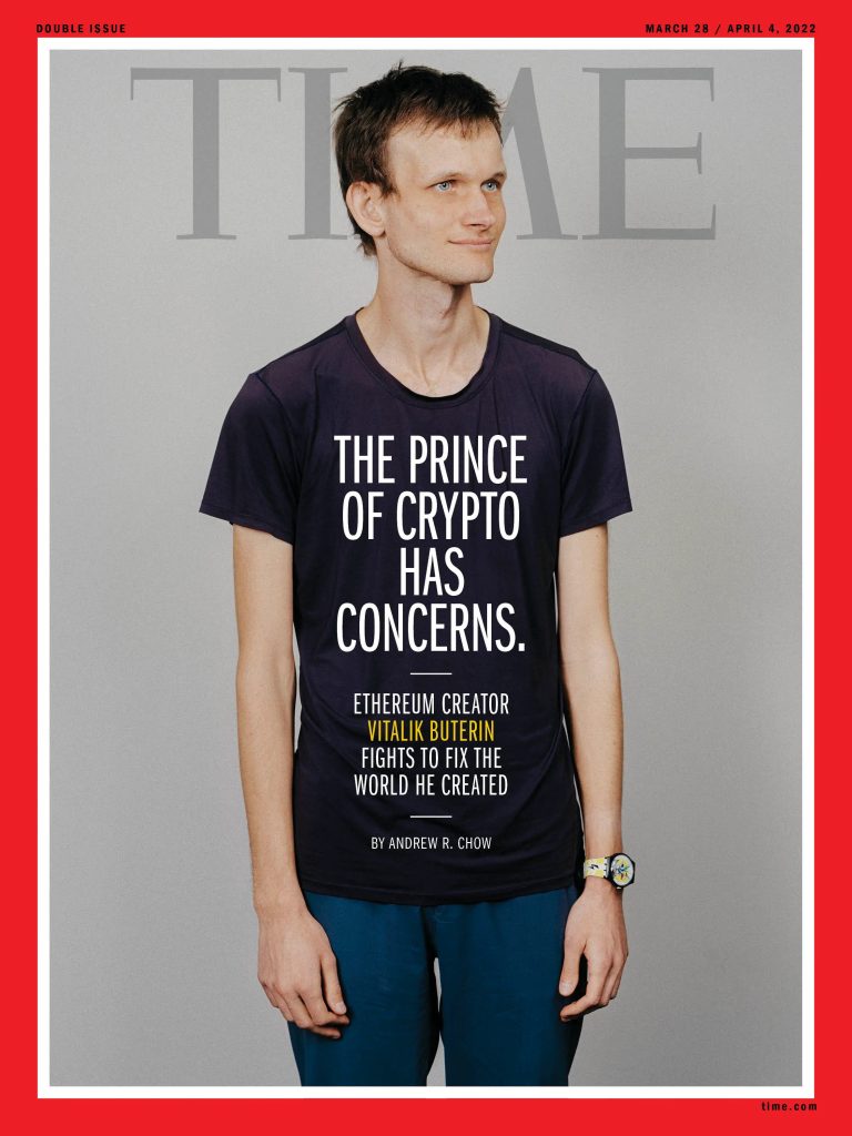 Vitalik Buterin Features on 1st Ever NFT Issue of Time Magazine 13