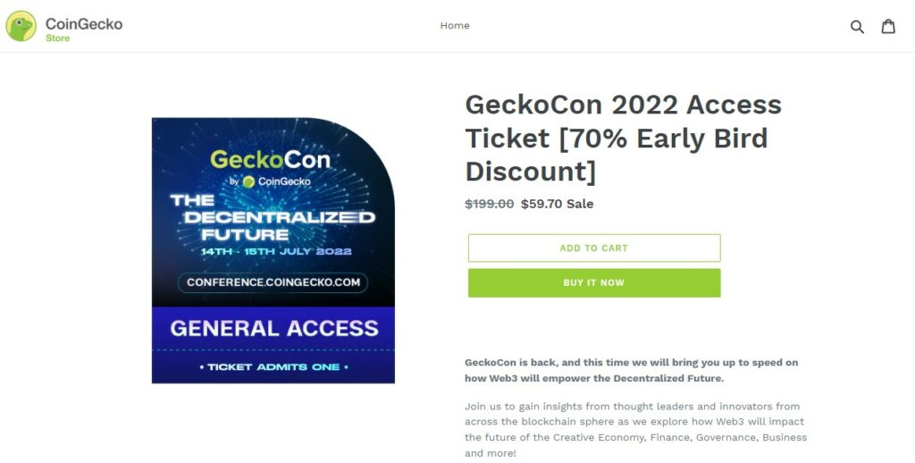 CoinGecko's GeckoCon Virtual Conference in July 2022 to Focus on How Web3 Will Power the Decentralized Future 17
