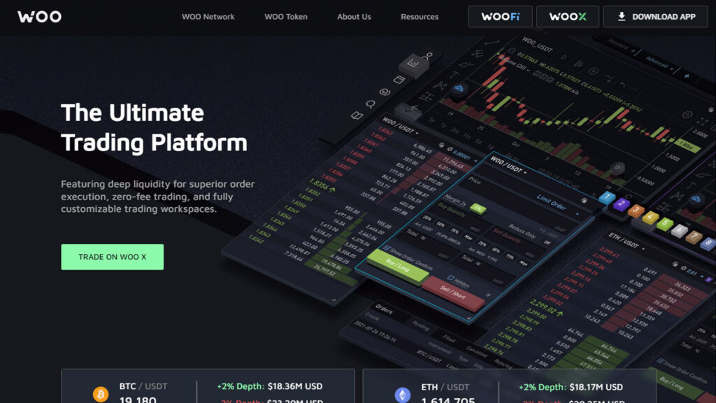 WOOFi is a decentralized platform for trading